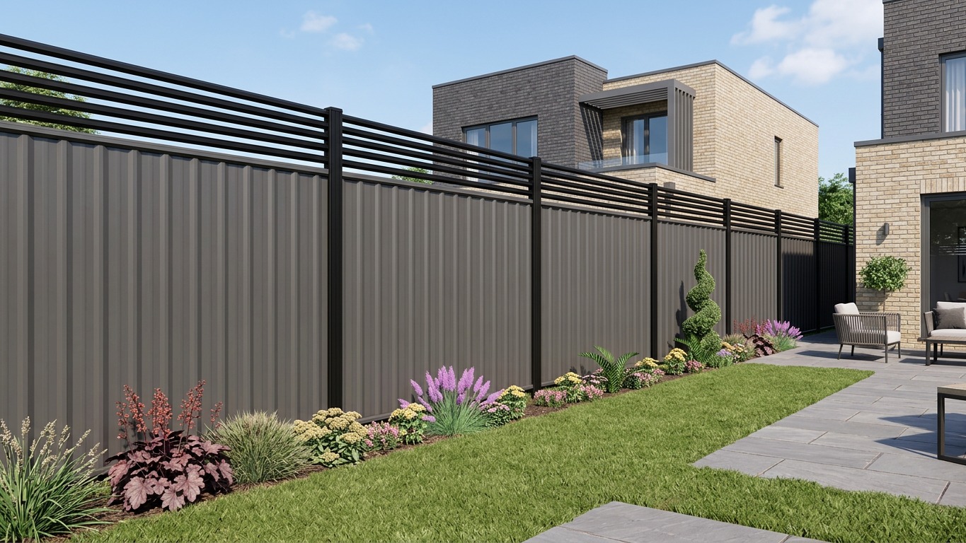 Fence panels and posts ready for self-installation